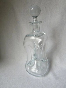 Holmegaard Kastrup Glaskaraffe Flasche Gluckerflasche Stopfen Glasflasche klar - Picture 1 of 8