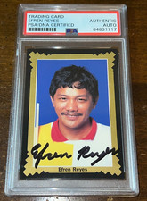 PSA/DNA BILLIARD GOAT 1993 W.W.C. EFREN REYES SIGNED ROOKIE CARD AUTOGRAPH AUTO