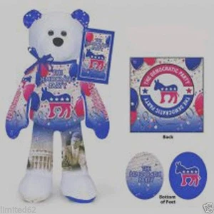 Democratic Party Plush Bear - Picture 1 of 1