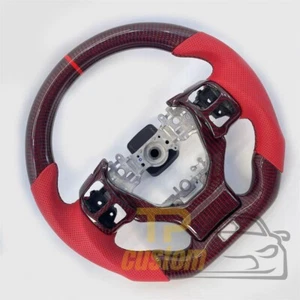 Red Carbon Fiber Steering Wheel for Lexus RC300 350 IS250 IS300 IS350 2014-2020 - Picture 1 of 7