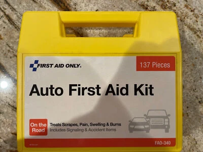 First Aid Only Essentials First Aid Kit For 5 People, 138 Pieces/Kit FREE SHIP! - Image 1 of 3