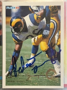 1994 Fleer Robert Young Autographed Card #267 Los Angeles Rams SIGNED - Picture 1 of 2