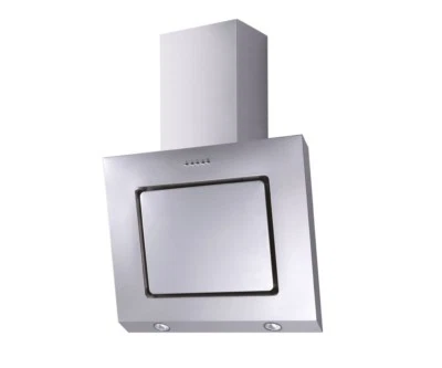 Dunstabzugshaube Schräghaube Kopffrei 60 cm Edelstahl Wandhaube Respekta - Bild 1 von 4