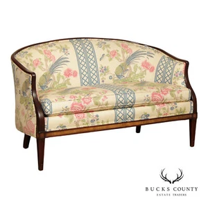 Hickory Chair Federal Style Mahogany Loveseat - Picture 1 of 20