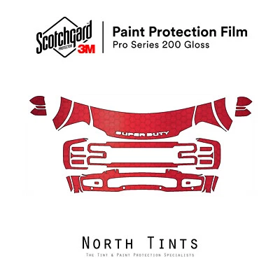 Ford F-450 2023-2026 3M PRO Series PreCut Paint Protection Film Clear Bra PPF - Image 1 of 4