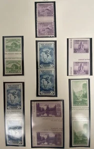 US Stamps-SC# 752 770 - Gutter Pairs - NGAI - CV $124.75 - Picture 1 of 2