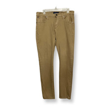 Articles Of Society Mens Slim Dylan Skinny Jeans Brown Stretch Denim 36 New