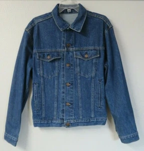 Mens Vintage Bristol Blues Blue Denim Jacket Size S 38/40 Cotton USA Made - Picture 1 of 10