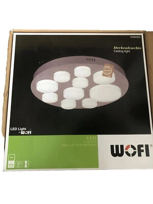Wofi VESMONDE LED Deckenleuchte Wandleuchte 60W 3000K 4000lm Dimmbar Ø55cm H 6cm - Bild 1 von 4