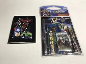 Disney Store Marvel Avengers Hardcover Journal 300pg w silver accent NEW W/Bonus - Picture 1 of 7