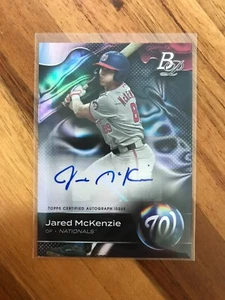 Autógrafos Bowman Platinum 2023 #TOP-4 Jared McKenzie Top Prospects automáticos AU - Imagen 1 de 2