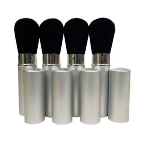 Runway Beauty Retractable Application Face Brush - Silver (Set of 4) - Picture 1 of 1