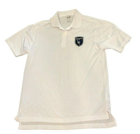 New NWT San Jose Earthquakes Quakes adidas Golf Climalite Small Polo Shirt Cover