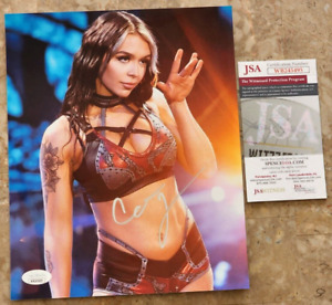 Cora Jade SIGNED Metallic Photo 8x10 Diva Autograph JSA Certified - WWE NXT