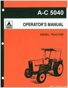 Allis-Chalmers 5040 6 Speed 9 Speed Trans Operators Manual - Picture 1 of 1