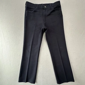 VINTAGE Wrangler Pants Mens 36x31 Blue Western Cowboy - Picture 1 of 9