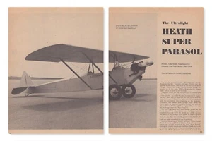 Heath Super Parasol Aircraft Report 5/10/2025n - Foto 1 di 1