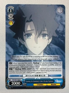 Weiss Schwarz Journey for Somebody's Sake, Ritsuka Fujimaru FGO/S87-E089 U NM/M - Picture 1 of 1