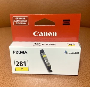 Canon CLI-281, wkład atramentowy, żółty, wydajność 259 stron, 1 każdy (CNM2090C001) - Zdjęcie 1 z 5