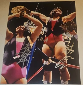 Signed Autographed WWF WWE JUMPING BOMB ANGELS Wrestling 8X10 Photo - Picture 1 of 2