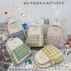 Plaid Plaid Backpacks Waterproof Women's Backpack Student Backpacks Adults - Picture 1 of 16