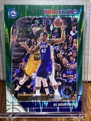 2019-20 NBA Hoops Premium Stock Al Horford #260 Green Flash Prizm 50/99 - Image 1 of 2