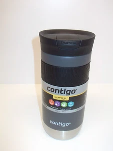 Contigo grau Thermosbecher Tasse 470ml 16oz Edelstahl heiß 6 Stunden kalt 12 Stunden - Bild 1 von 4