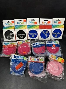 12x Tervis Tumbler 16 Oz Travel & Straw Lids Black Pink Blue OEM - Picture 1 of 8