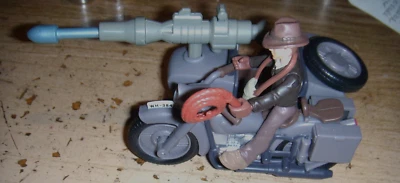 Figura de acción Indiana Jones Worlds of Adventure con motocicleta y sidecar 2023 Foto 1 de 4