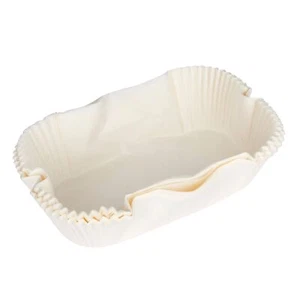 Loaf Tin Liners Non Stick Cake and Bread Tin 20 x 9 cm Pack of 40 Liners White - Picture 1 of 7