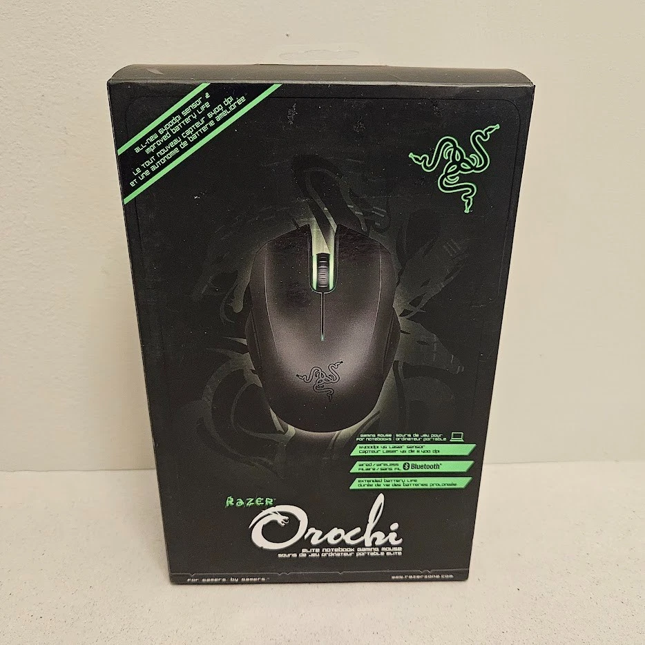 2013 Razer Orochi Elite Notebook Gaming Mouse Black Wireless Bluetooth Wired New - Image 1 of 4
