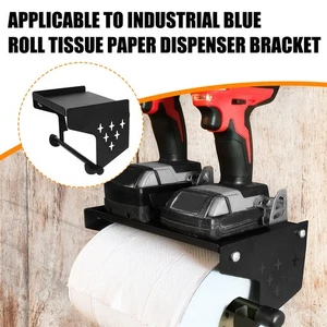Industrial Blue Roll Paper Towel Dispenser Holder Workshop Garage Clean Station - Picture 1 of 7