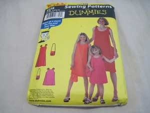 Simplicity 5528 Sewing Patterns for Dummies Dress and Bag Dress & Bag Women/Girl - Picture 1 of 7