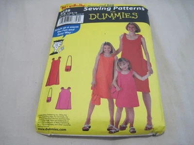 Simplicity 5528 Sewing Patterns for Dummies Dress and Bag Dress & Bag Women/Girl - Image 1 of 4