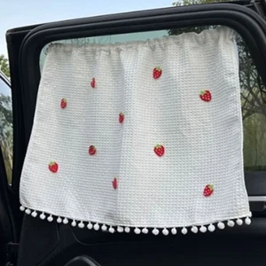 Suction Cup Curtain In The Car Window Sunshade Covers Cartoon UV Protector Kid - Picture 1 of 11