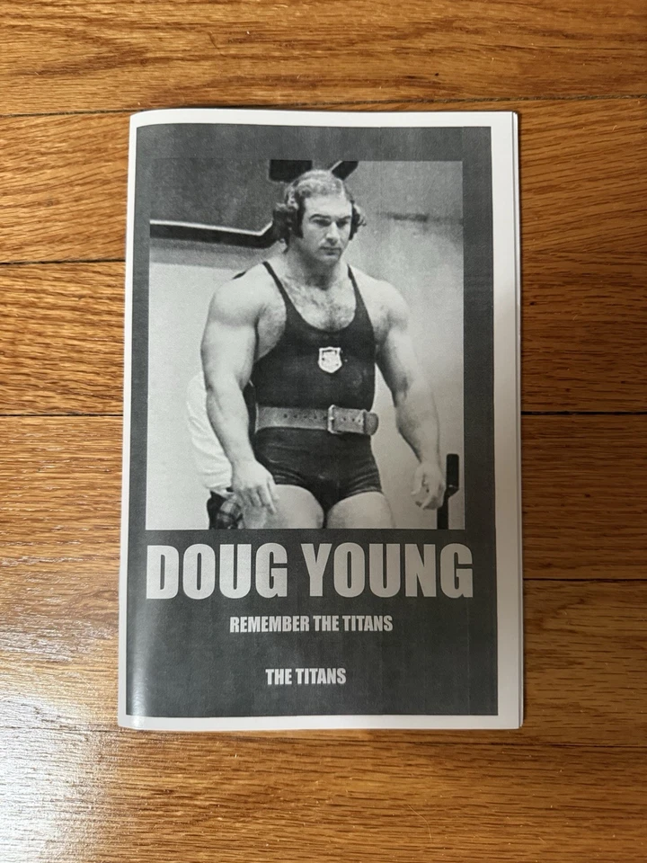 Powerlifting Bodybuilding Doug Young The Titans Rare Booklet 2024 - Image 1 of 1