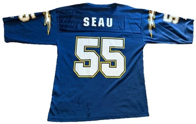Camiseta deportiva Junior Seau #55 San Diego Chargers vintage años 90 talla 48 Foto 1 de 2
