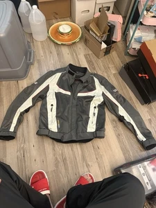 OLYMPIA WOMENS SWITCHBACK 2 MOTORCYCLE JACKET Size Medium - Picture 1 of 8