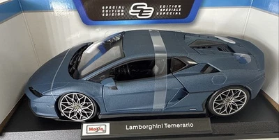 Maisto 1:18 Lamborghini Temerario Die-Cast Edición Especial - Azul Mate Metálico Foto 1 de 4