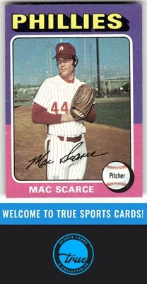 1975 Topps Mini #527 Mac Scarce - Image 1 of 2