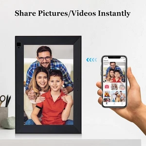 Anmesc 10.1 inch Digital Picture Frame,1280x800 IPS Touch Screen Photo 16G - Picture 1 of 8