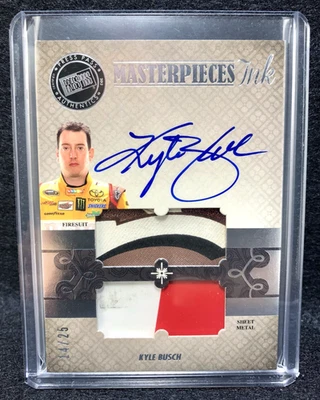 Kyle Busch 2013 Press Pass Showcase Racing Masterpieces Ink Autograph #14/25 - Image 1 of 3