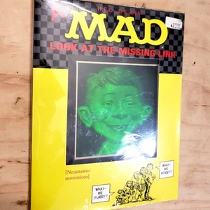🗯 Seltenes 3D Madd Magazin Alfred E Newman Hologramm Bild Originalverpackt 🗯 - Bild 1 von 3