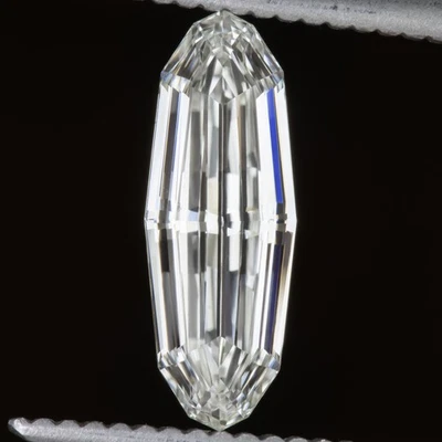 1.5 CARAT GIA CERTIFIED I SI1 DIAMOND OVAL STEP CUT LOOSE NATURAL GEOMETRIC - Image 1 of 2