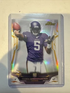 2014 Topps Finest - Teddy Bridgewater #142 Refractor (RC) #2482 - Picture 1 of 2
