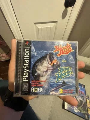 Black Bass with Blue Marlin Sony PlayStation 1, 1999, Complete in Box - Image 1 of 4
