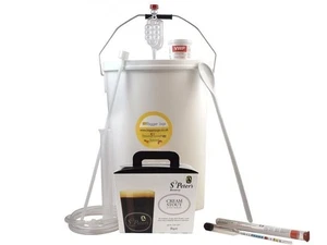 Starter Beer Making Set St Peters Cream Stout 36 Pints With Equipment Homebrew - Picture 1 of 2
