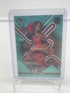 2023 Topps Finest OTE ZZ Clark Rookie SP /75 Aqua Waves Refractor #9 - Picture 1 of 6