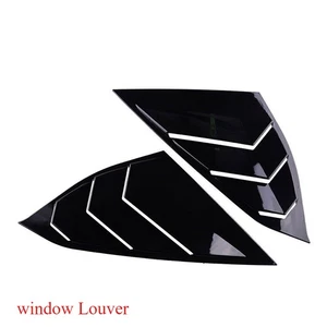 Side Window Shutter Cover Glossy for 2018-2021 Honda Accord Auto Parts 2pcs - Picture 1 of 10