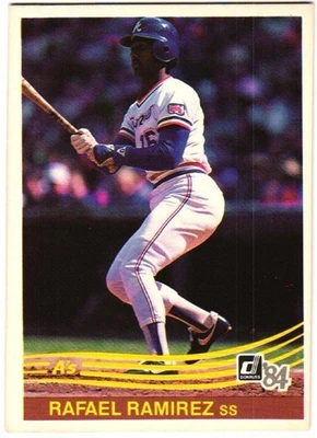 1984 Donruss - Rafael Ramirez #589 - Image 1 of 2